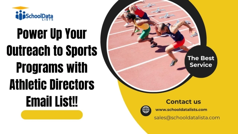 Power Up Your Outreach to Sports Programs with Athletic Directors Email List