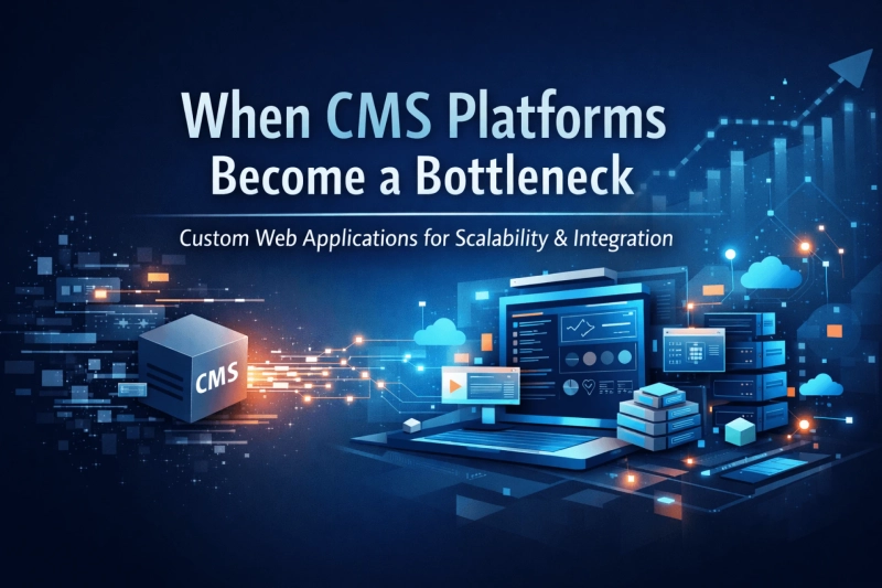 When CMS Platforms Become a Bottleneck: How Custom Web Applications Restore Flexibility and Scale