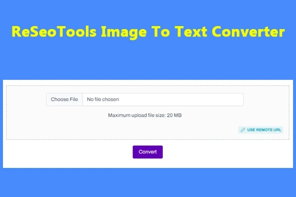 Image To Text Converter Free Tool
