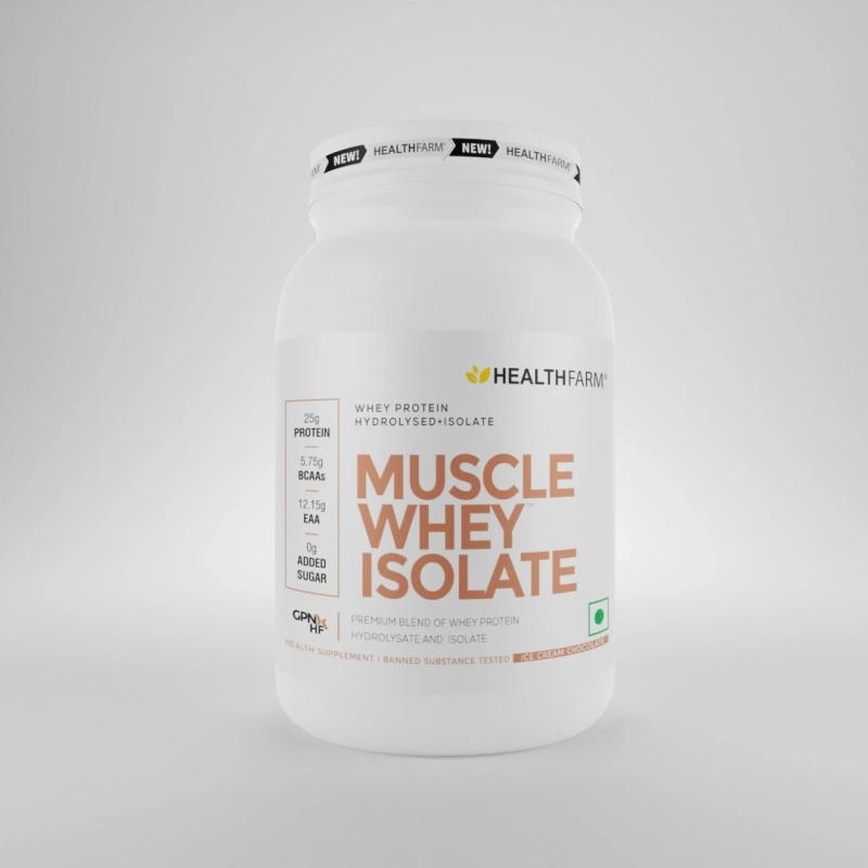 Buy Muscle Whey Isolate Online in India @ Low Prices - Heathfarm