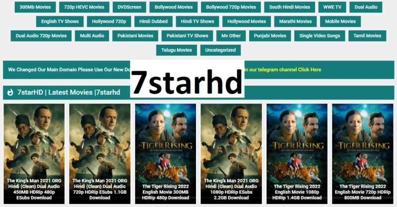 How can I download the latest movies from 7starhd?