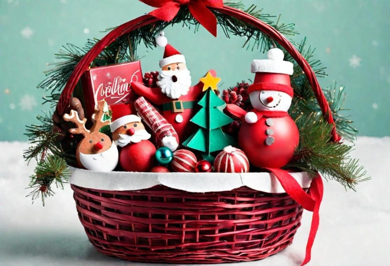 Craft Finger- Licking Christmas Basket With Easy Steps!