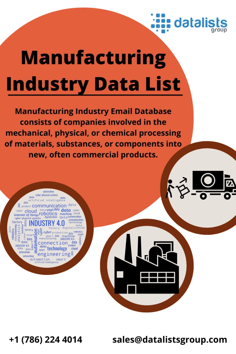Why choose DataListsGroup for the Manufacturing Industry Database?