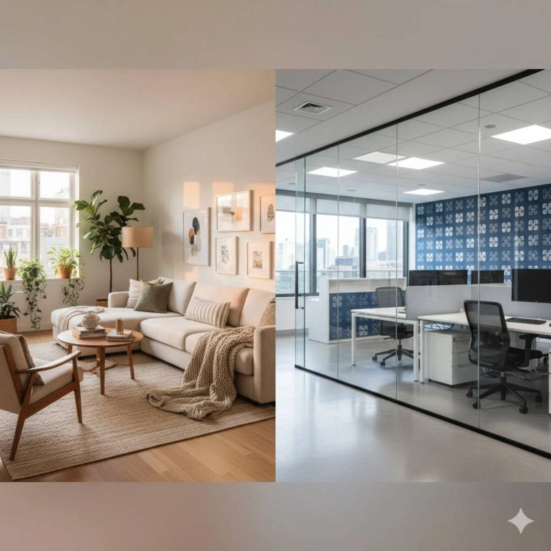 Key Differences Between Residential and Commercial Interior Design