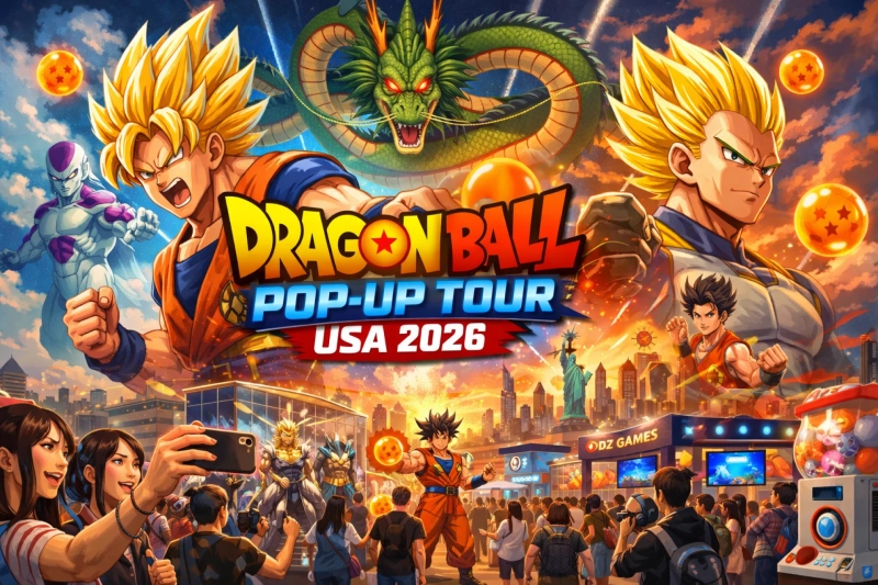 Saiyan Hype: Dragon Ball Pop-Up USA 2026