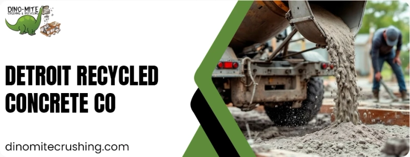 On-Site Concrete Recycling Detroit MI & Crushing Services