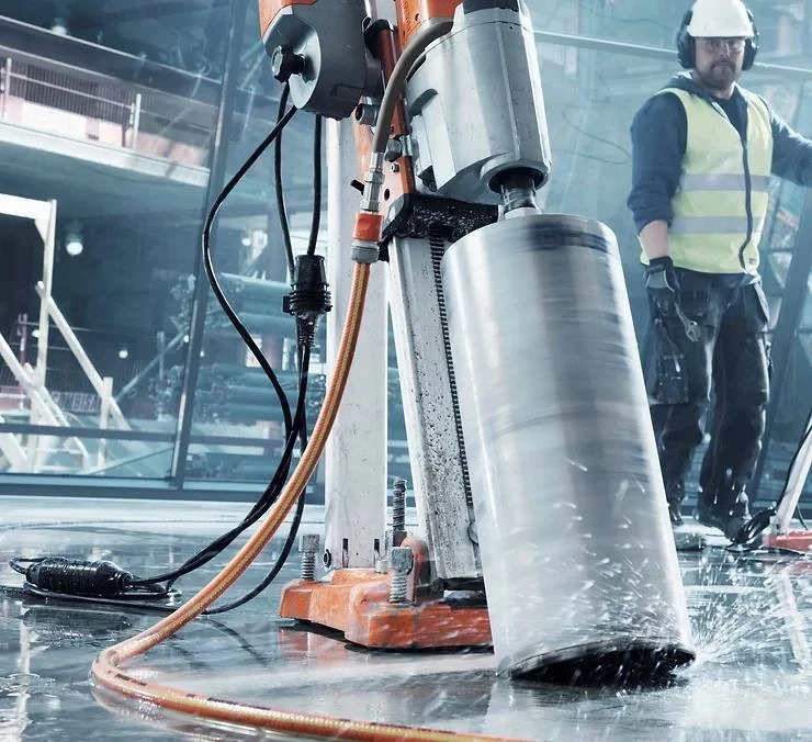 What are the applications of concrete core drilling?
