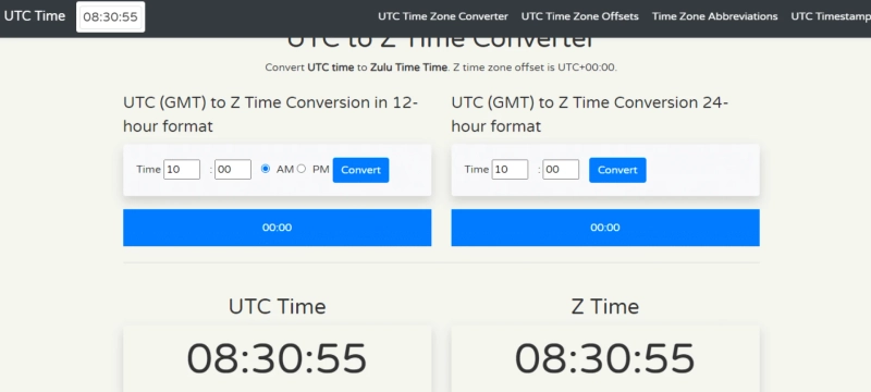 Simplify Time Conversion with the UTC Time Zone Converter