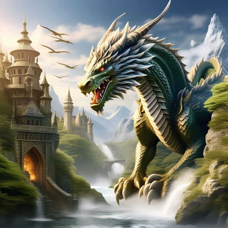 Dragon Wallpaper A Mythical Journey Through Walls