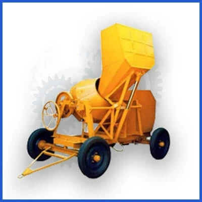 Concrete Mixer Machine Hydraulic Hooper Full Bag | Sunind.in