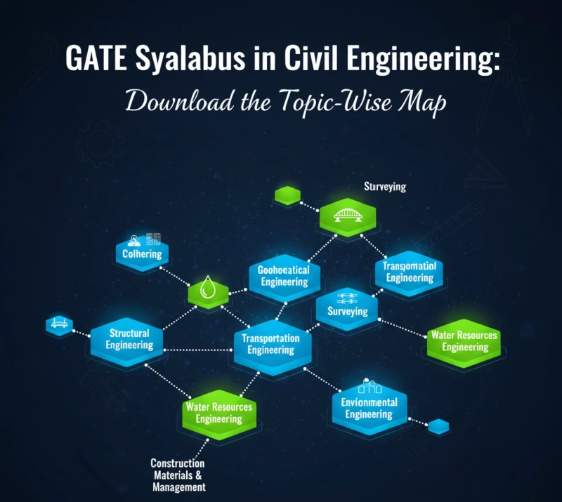GATE Syllabus in Civil Engineering: Download the Topic-Wise Map