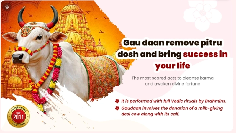 Gaudaan at Krishnayan — A Sacred and Heartfelt Seva