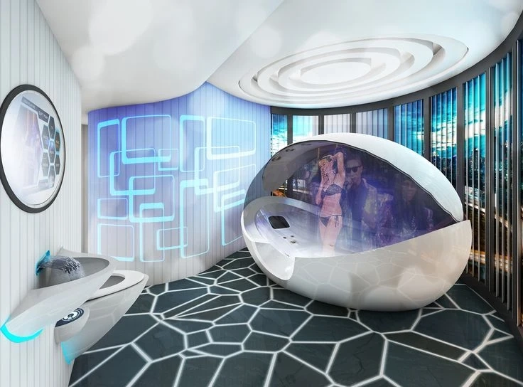 Digital era in Interior Design | Futuristic Bathrooms