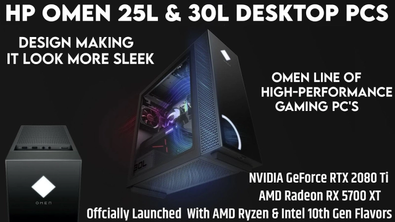Comparison of Gaming Desktop PCs: HP Omen 25L vs 30L
