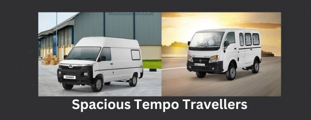 Spacious Tempo Travellers From Tata Magic & Winger Series