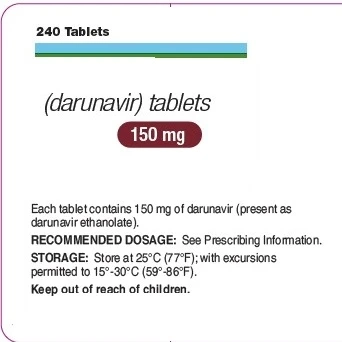 Darunavir: Dosage and side-effects