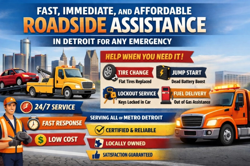 When Your Car Lets You Down in Detroit, Fast Help Matters