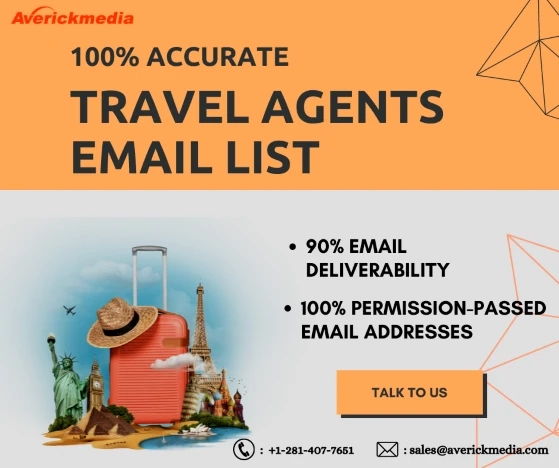 Best Travel Agents Email List in U.S – AverickMedia