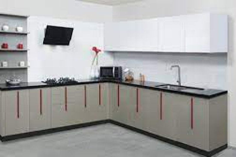 How do you build L shape modular kitchen for small space?