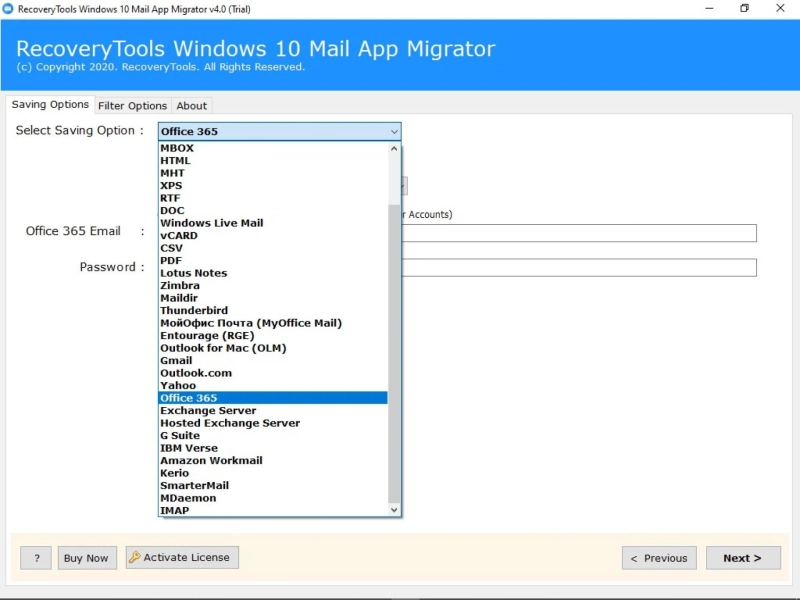 How to Convert Windows 10 Mail to Outlook 365 Account ?
