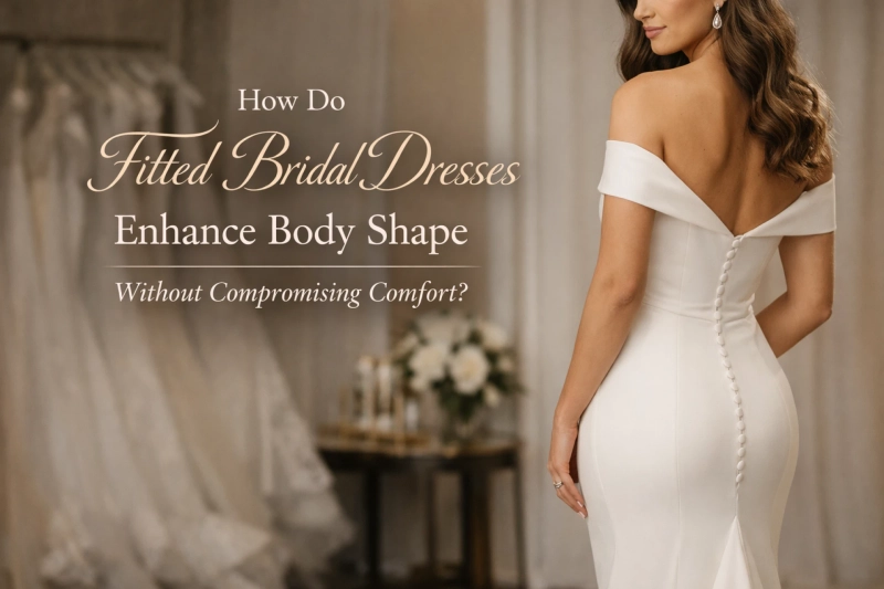 How Do Fitted Bridal Dresses Enhance Body Shape Without Compromising Comfort?