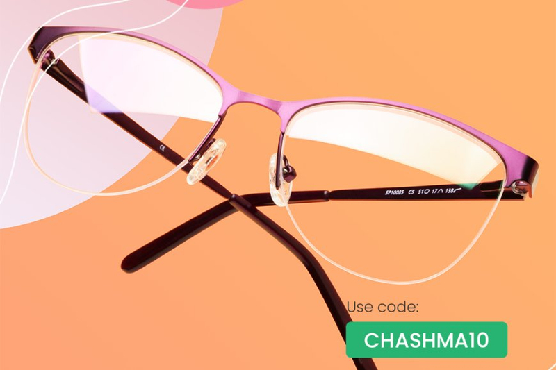Buy Trendy Eyeglasses Online Only at Chashma