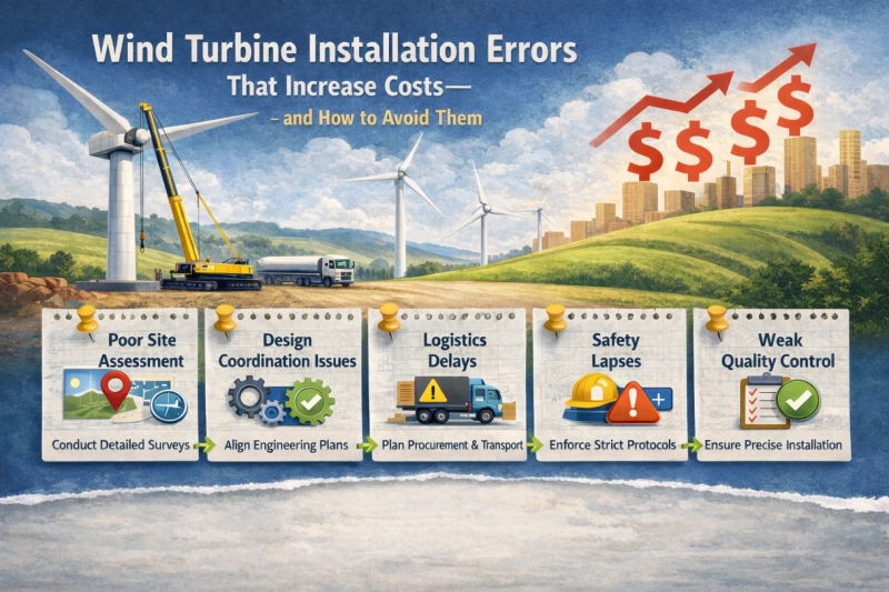 Wind Turbine Installation Errors That Increase Costs—and How to Avoid Them
