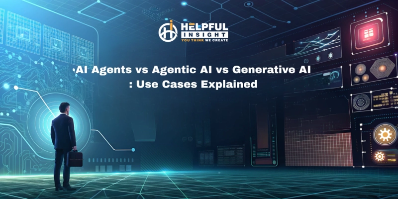 AI Agents vs Agentic AI vs Generative AI: Use Cases Explained