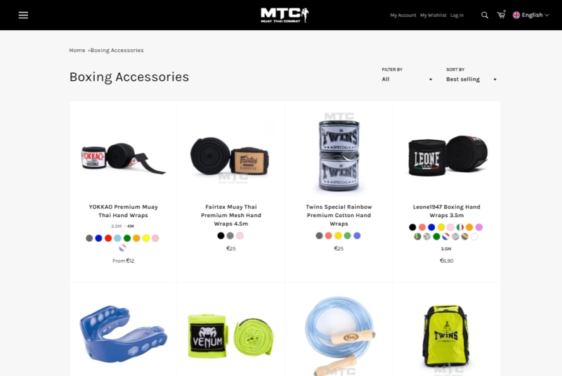 Buy Boxing Accessories From Muay Thai Combat