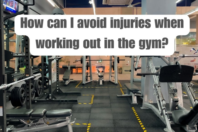 How can I avoid injuries when working out in the gym?