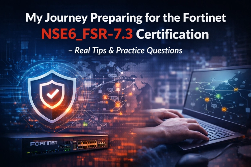 My Journey Preparing for the Fortinet NSE6_FSR‑7.3 Certification — Real Tips & Practice Questions