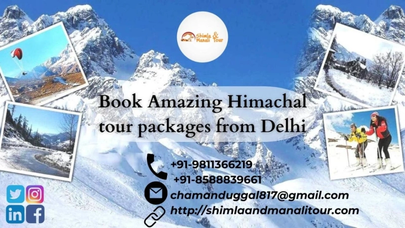 Book Amazing Himachal tour packages from Delhi