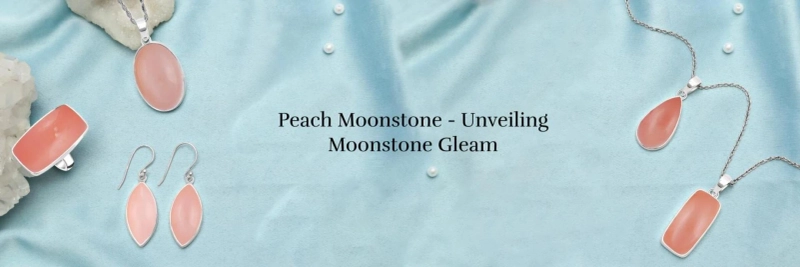 Peach Moonstone Jewelry Fit for Royalty