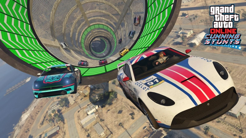 GTA 5: Location to Perform Car Jumps at Blaine County