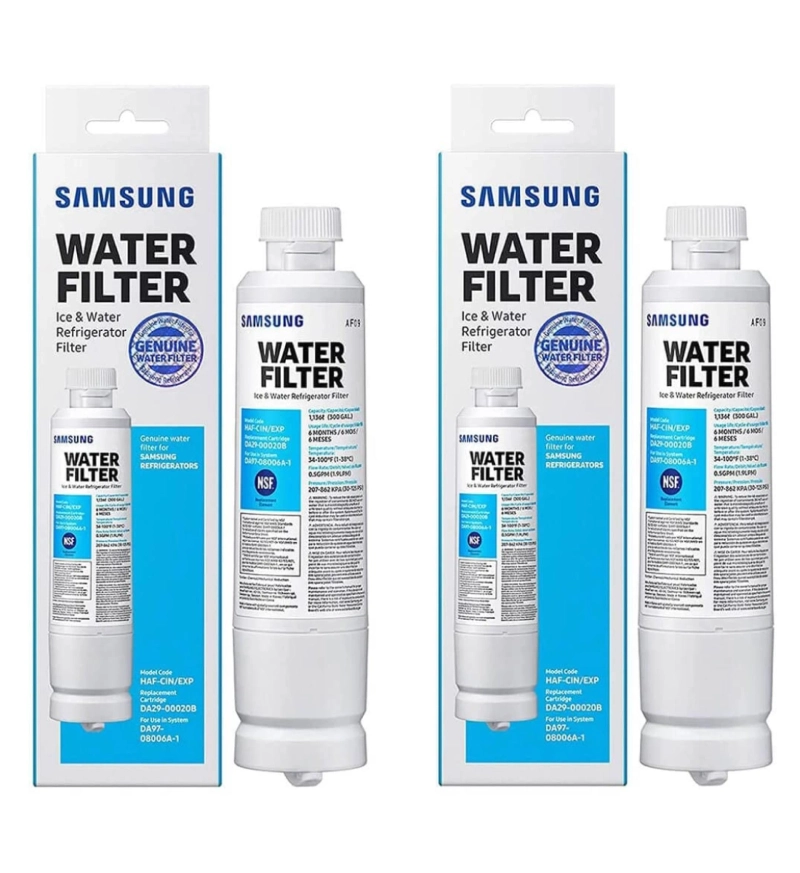 SAMSUNG Genuine HAF-CIN Refrigerator Water Filter (DA29-000020B) 2 Pack /-50