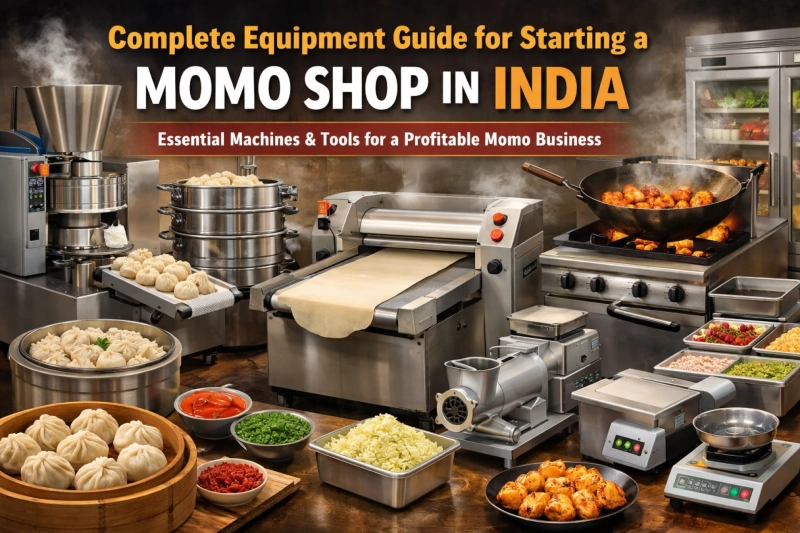 Complete Kitchen Equipment Guide for Starting a Momo Shop in India