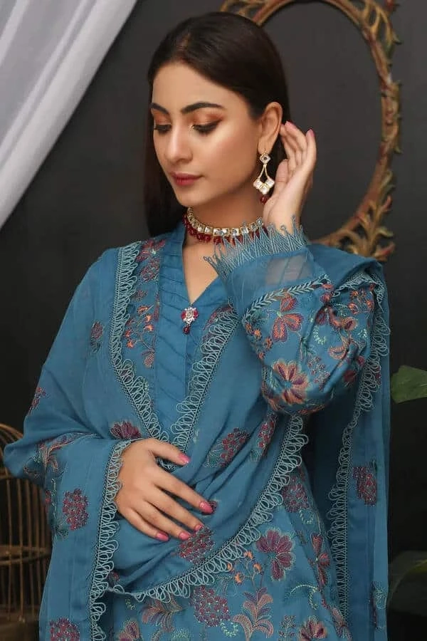Elegance in Every Stitch: The Allure of Embroidered Lawn Suits