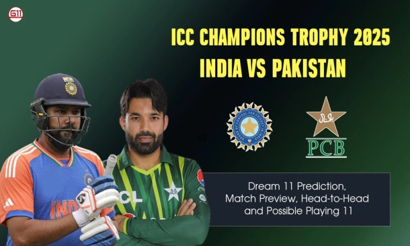 INDIA vs PAKISTAN 5th Match ICC Champions Trophy 2025