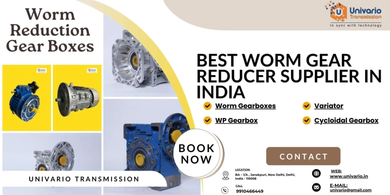 Univario Transmission: India’s Trusted Partner for High-Performance Worm Gear Reducers