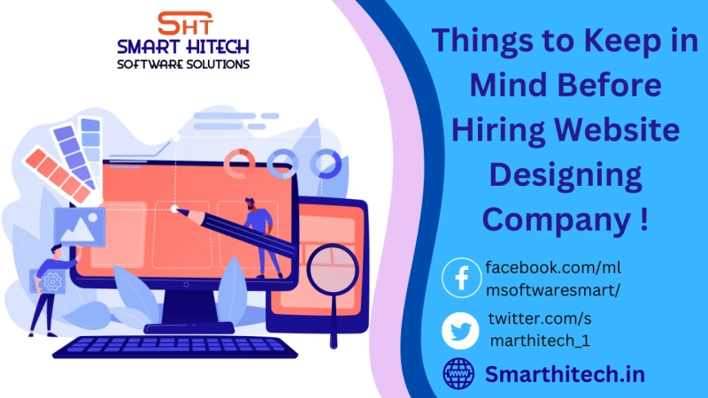 Things to keep in mind before hiring website designing company.