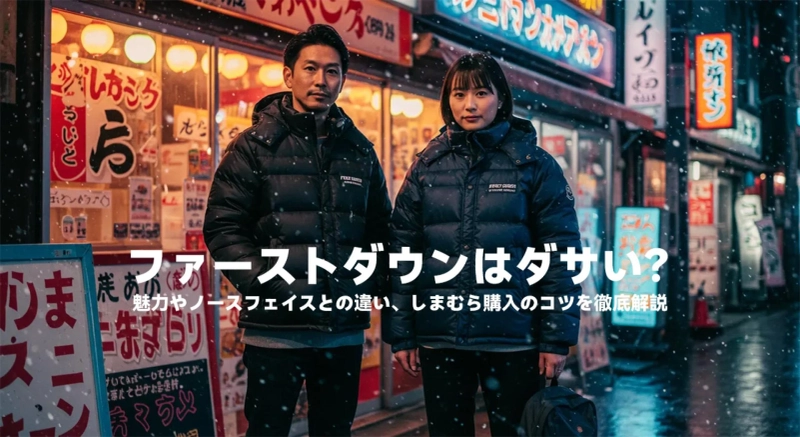 ファーストダウンはダサい？魅力やノースフェイスとの違い、しまむら購入のコツを徹底解説