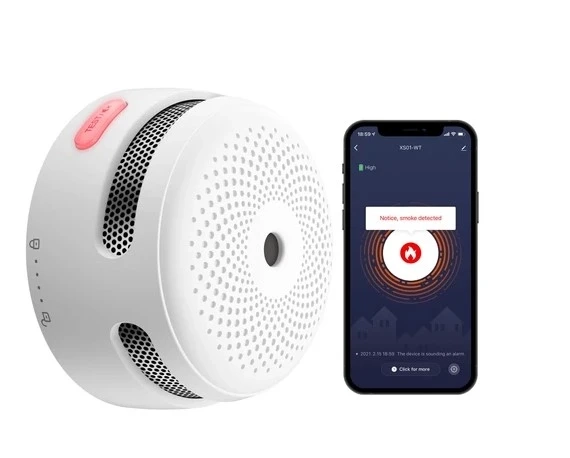 X-Sense Wi-Fi Smoke Detector with Replaceable Lithium Battery