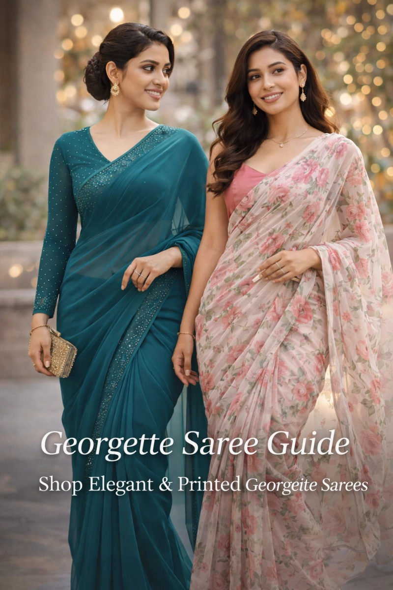 Printed Georgette Saree Trends: Why This Timeless Fabric Never Goes Out of Style