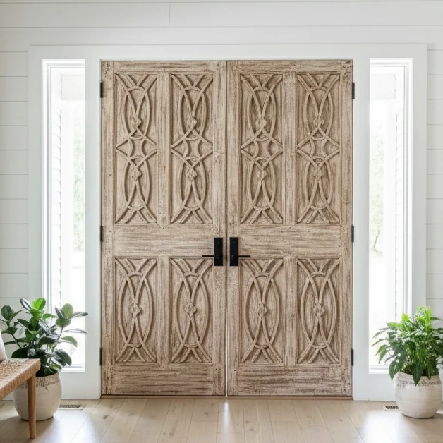 Sanctuary by Hand: The Artisanal Soul of Mogul Interior's Hand-Carved Door Collection