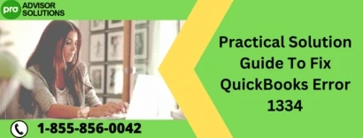 Practical Solution Guide To Fix QuickBooks Error 1334
