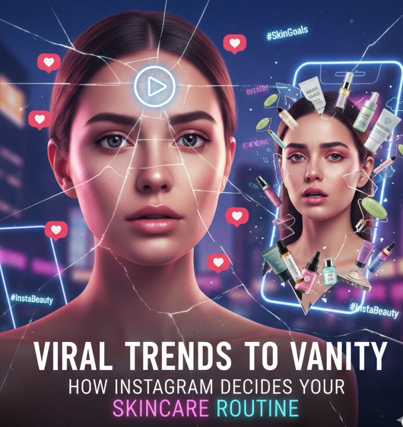 From Viral Trends to Vanity: How Instagram Decides Your Skincare Routine.
