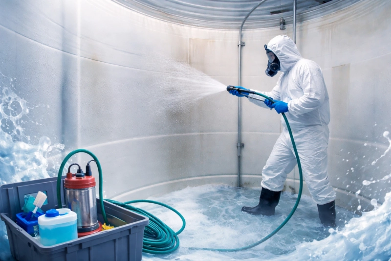 Water Tank Cleaning and Disinfection for Safe Water Storage