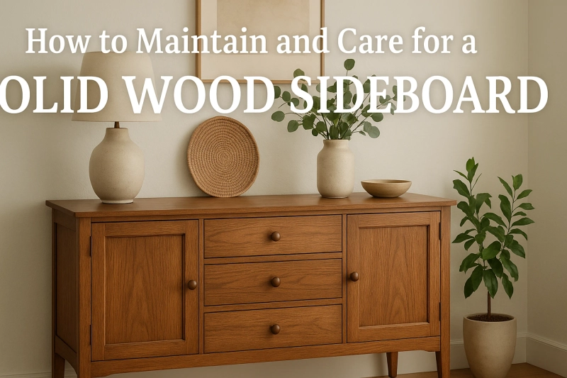 How to Maintain and Care for a Solid Wood Sideboard