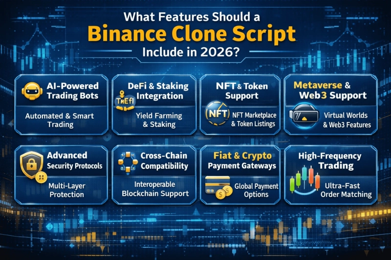What Features Should a Binance Clone Script Include in 2026?