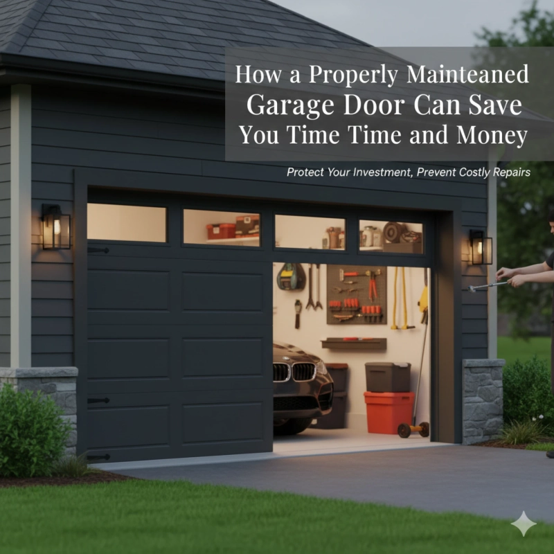 How a Properly Maintained Garage Door Can Save You Time and Money